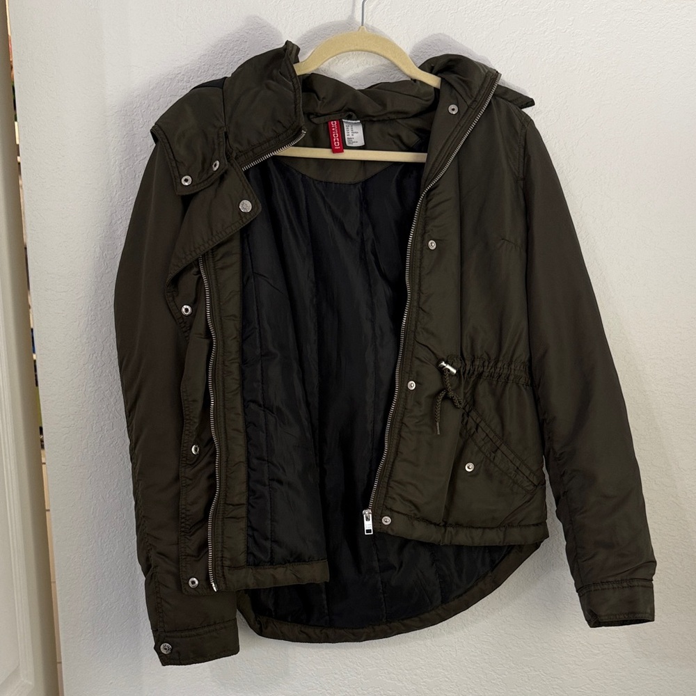 H&M Divided Dark Olive Jacket